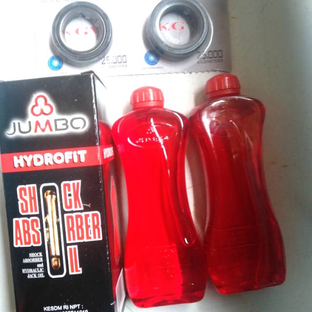 Paket Sil shock + oli shock jumbo for all matic/bebek honda.yamaha.suzuki dll