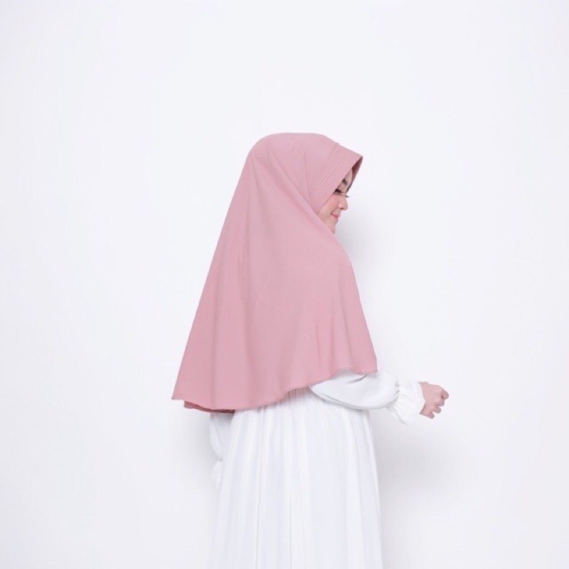 HIJAB/JILBAB/BERGO/KERUDUNG POLOS WOLFIS PET (L)/BERGO PET WOLFIS/JILBAB INSTAN WOLFIS PET ANTEM