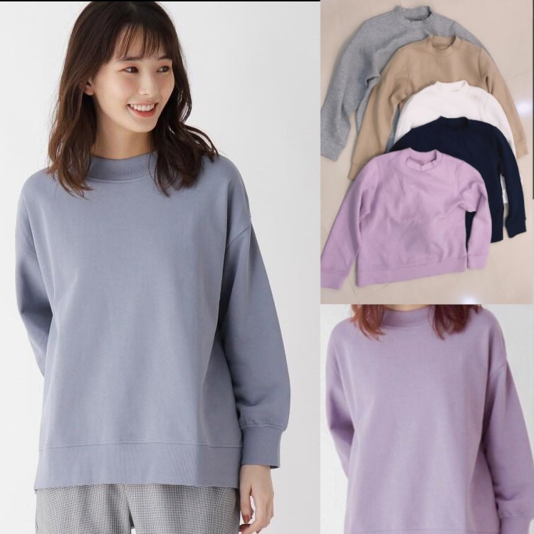 Uniqlo sweatshirt polos sweater wanita jaket cewek tag Uniqlo sweatshirt polos sweater wanita jaket cewek tag