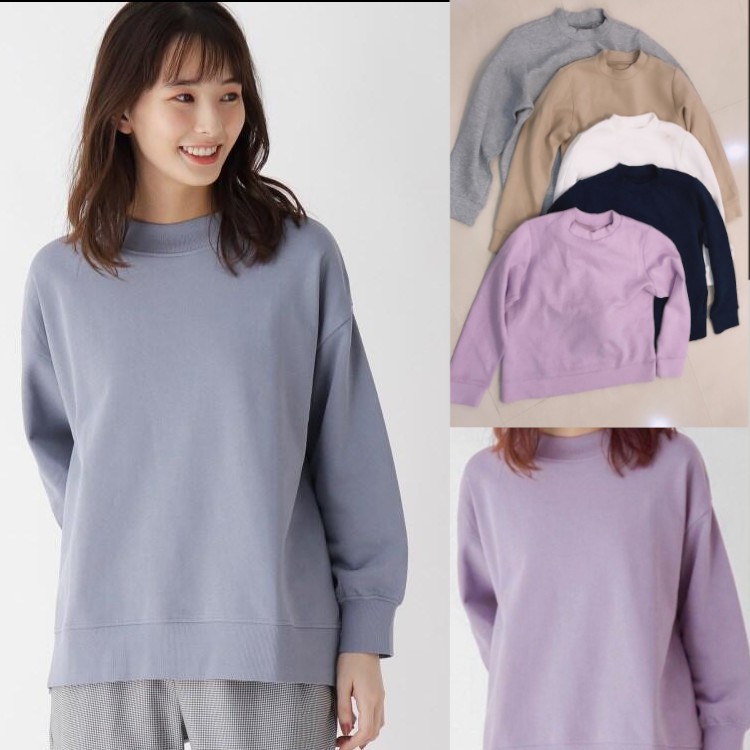  Uniqlo  sweatshirt polos sweater  wanita  jaket cewek tag 