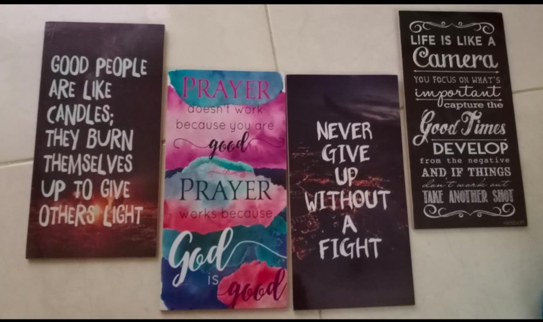 Hiasan Dinding Kata Poster Kayu Quotes Cafe Vintage Wall Decor Ruangan Dekorasi Rumah Quotes Mk54