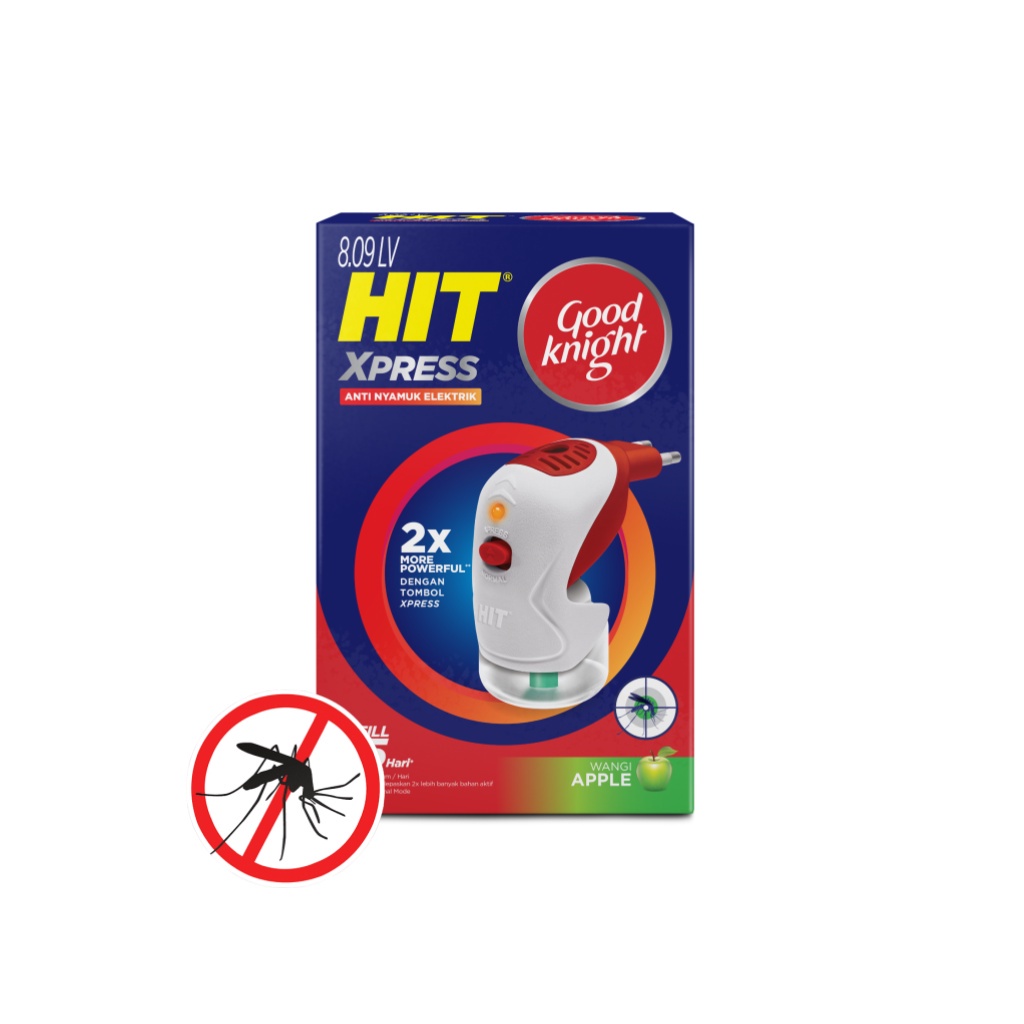 HIT Anti Nyamuk Elektrik Hit Expert/Express 8.09 LV Alat + 1 Refill