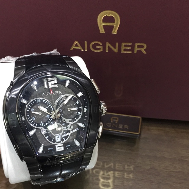 JAM TANGAN PRIA AIGNER A58513 BLACK ORIGINAL