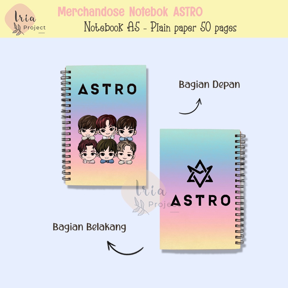 

Merchandise Kpop Notebook Fankit - ASTRO Boyband Korea
