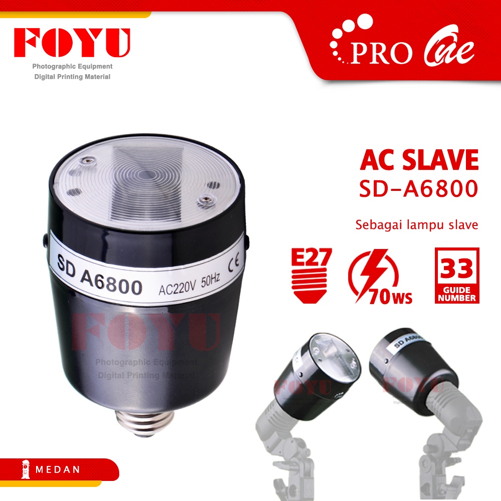 AC Slave Studio Flash Pro One SD-A6800