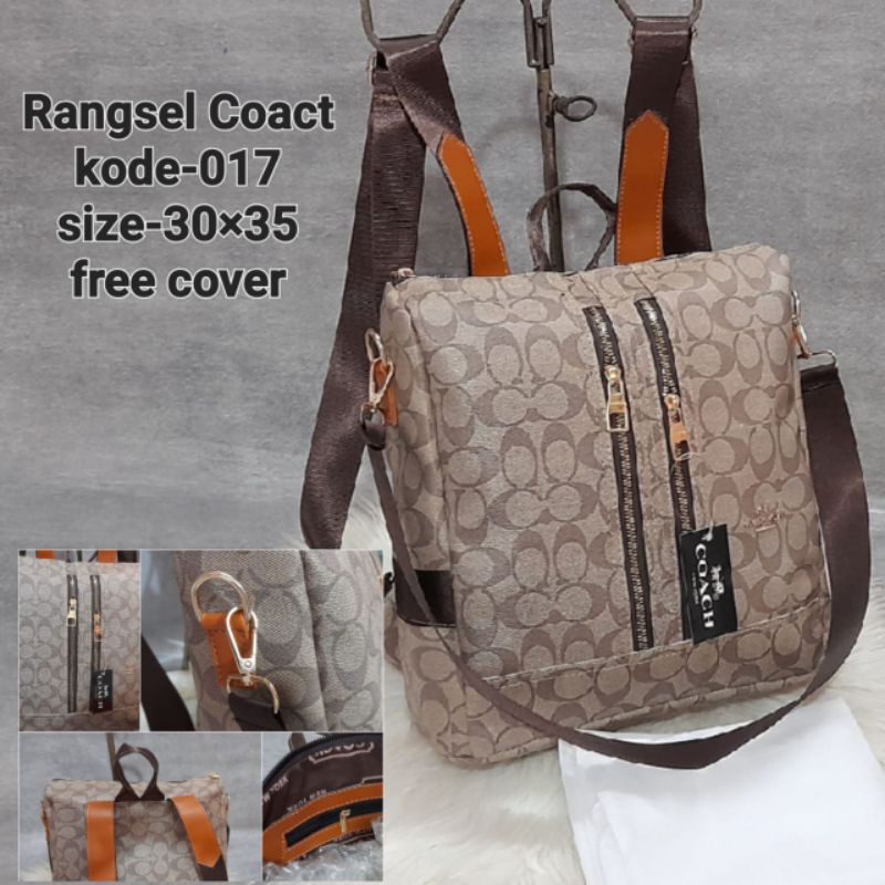 Tas Ransel Wanita Import Super Premium 3in1 Full Emboss