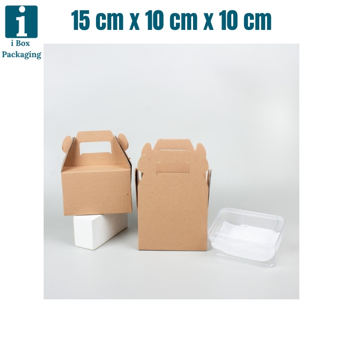 

[ 10 pcs ] Kardus Box Jinjing Toples Persegi Panjang 500Gr Dus Tenteng Packaging Hampers Parcel Hari Raya