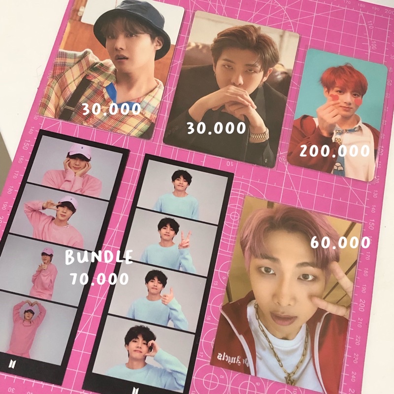 photocard album answer f jungkook bts official photostrip festa taejin  pc army kit amikit 7th namjo