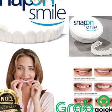 [KODE VDMMP] PROMO Snap On Smile 100% ORIGINAL Authentic / Snap 'n Smile Gigi Palsu