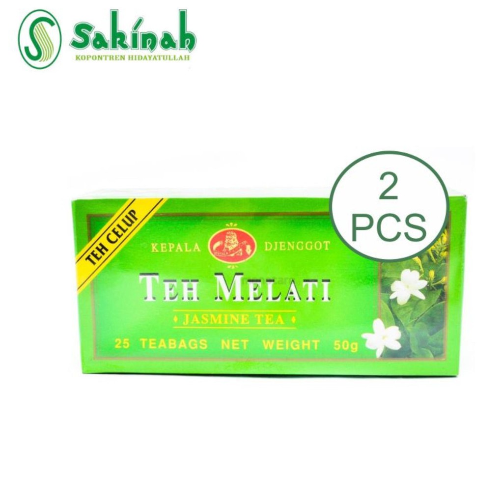 KEPALA DJENGGOT TEH MELATI 50GR ( 2 PCS )