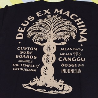  DEUS  EX MACHINA ORIGINAL BARCODE  TEE D X M CUSTOM 