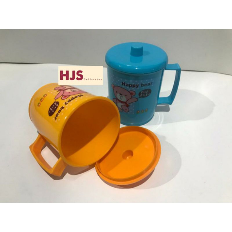 cangkir tutup / gelas tutup / souvenir unik