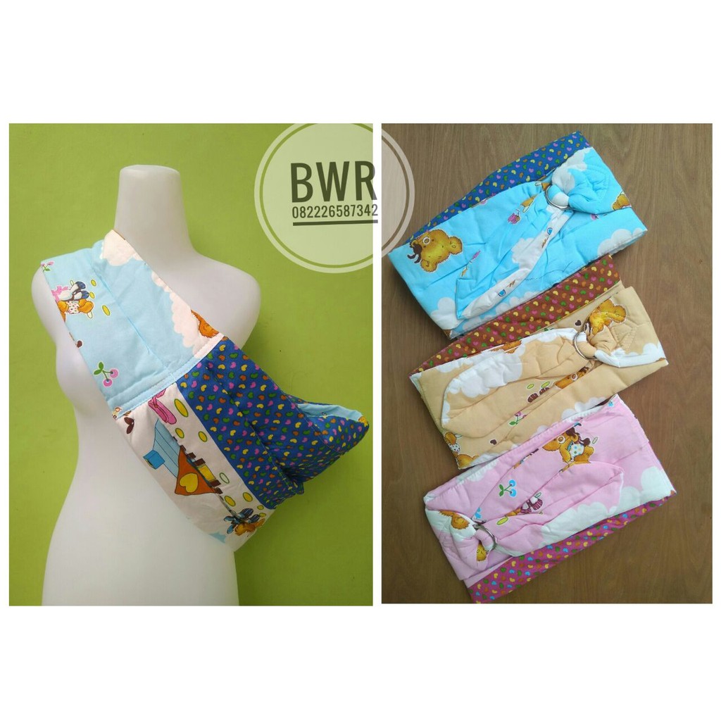 Gendongan Samping BESS MUDA | Gendongan Bayi Samping Motif Warna Muda - Bwr