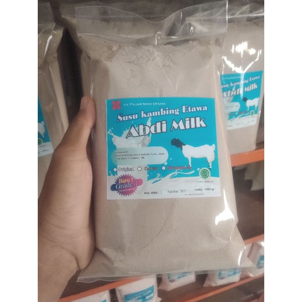 Grade 1 Coklat Susu Bubuk Kambing Etawa ABDI MILK