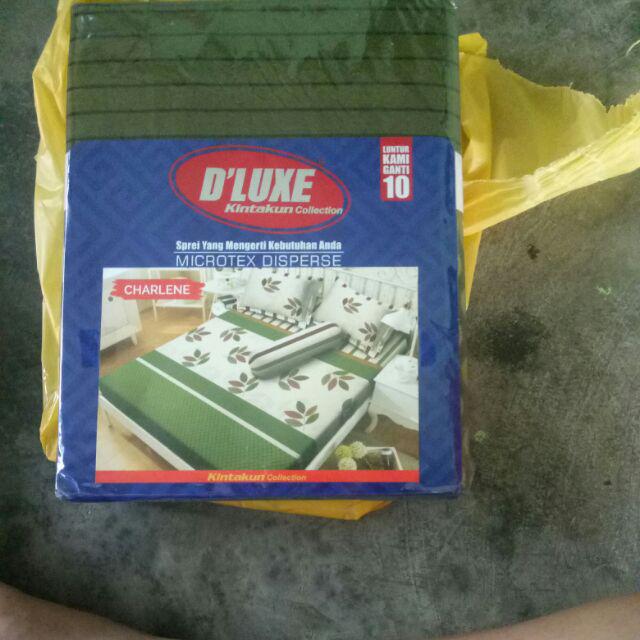 Sprei Dluxe Kintakun Size 180x200 Motif Hawaian