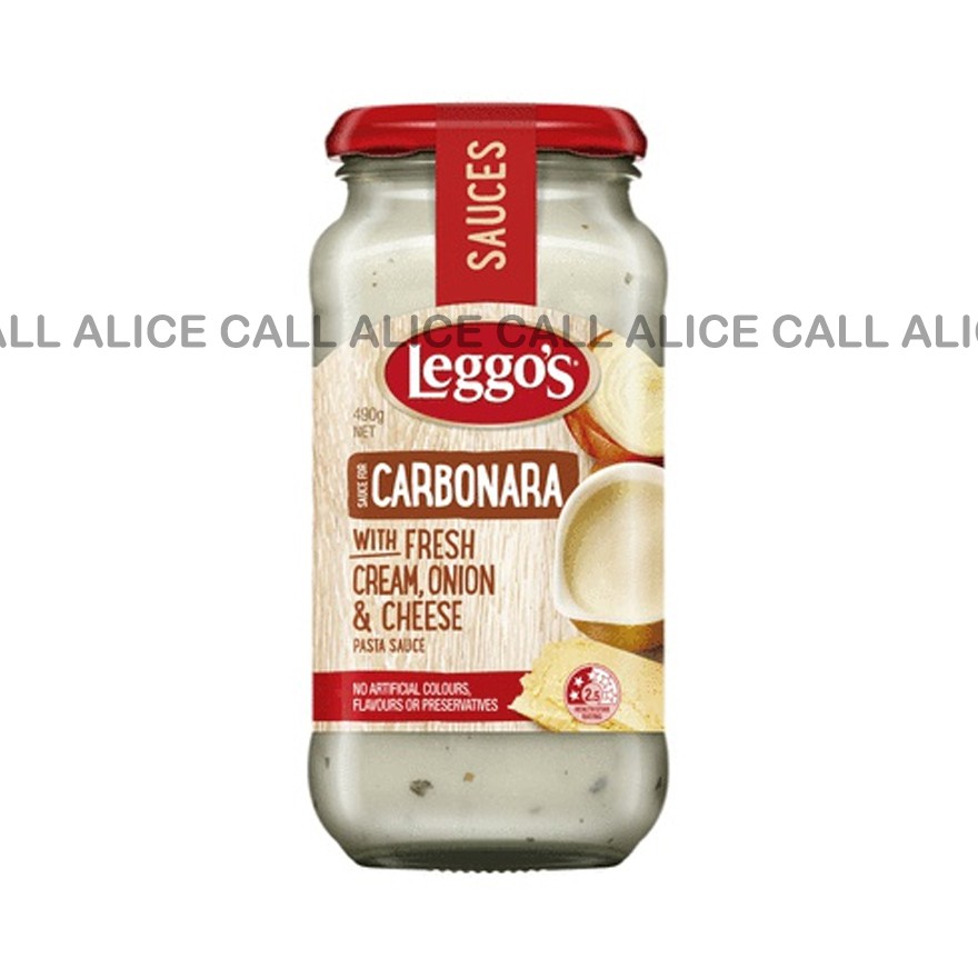 

LEGGOS SAUCE CARBONARA 490GR SAUS PASTA LEGGO'S