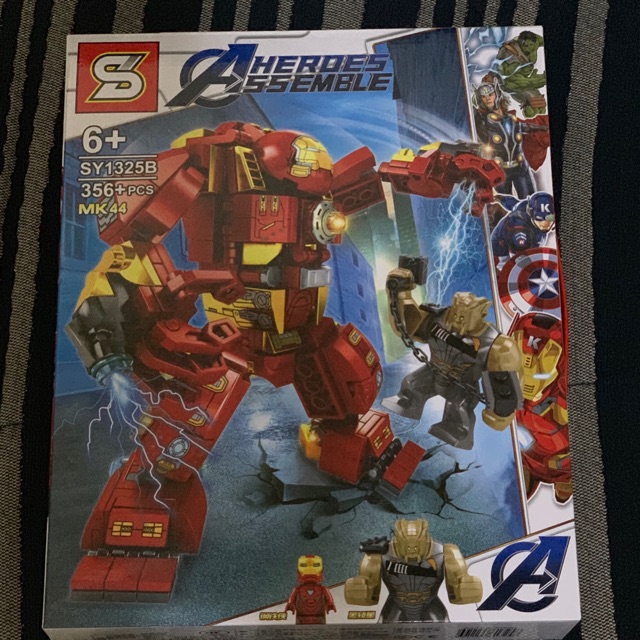 SY 1325B Avengers Ironman Hulkbuster Vs Cull Obsidian