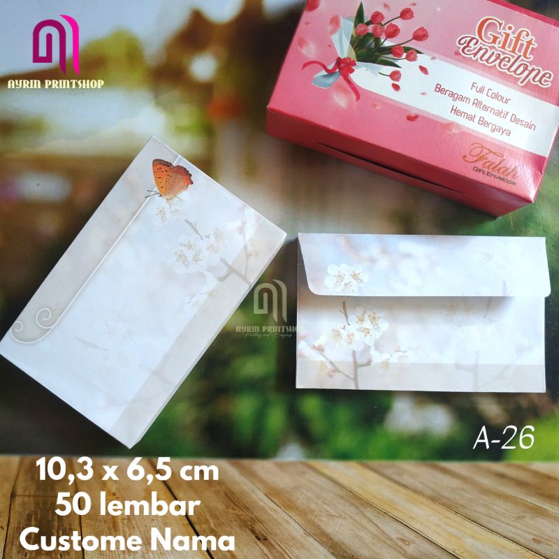 

Amplop Motif Plus Print Nama