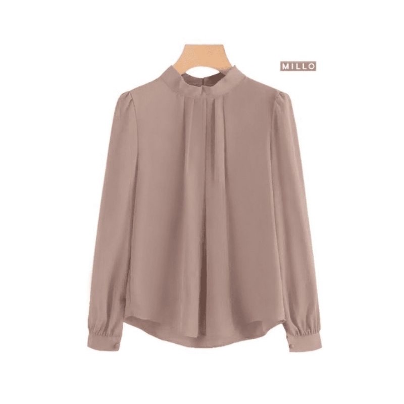 ATASAN WANITA TERMURAH MUTIA BLOUSE TERBARU TERLARIS FASHION MUSLIM ATASAN KOREA