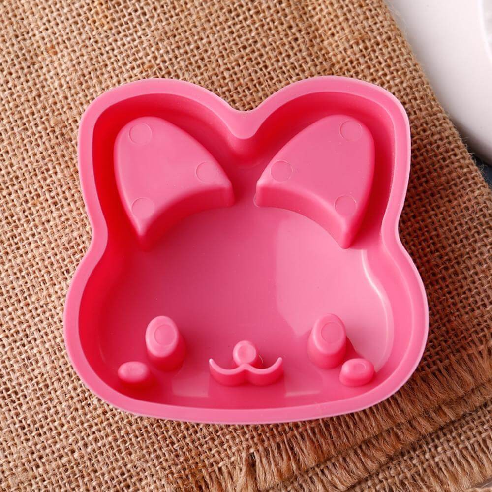 Cetakan Roti Bentuk Kelinci - Cetakan Nasi Bekal Anak Kartun - Cetakan Bento - Sandwich Mold BUNNY