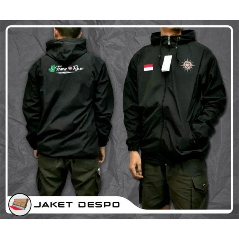 Jaket Bomber PSHT | Jaket Bordir Temurose | Jaket Parasut Bertopi | Jaket Bomber Temurose