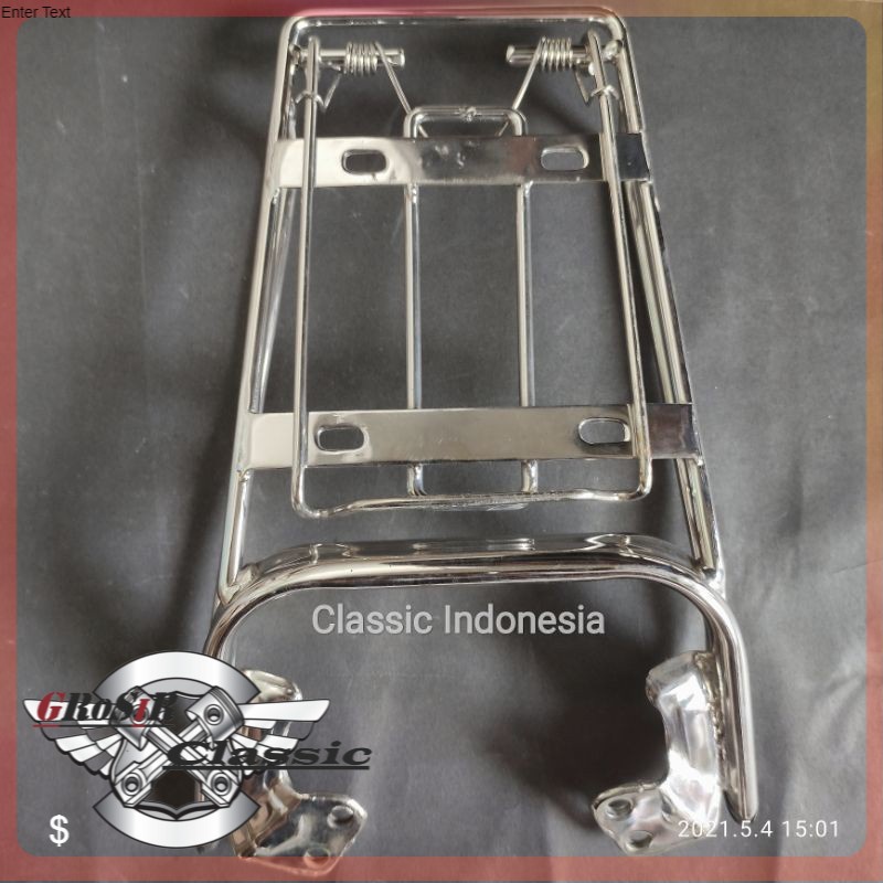 Bagasi belakang grand Begel honda astrea grand bulus bagasi rak jepit belakang grand bulus