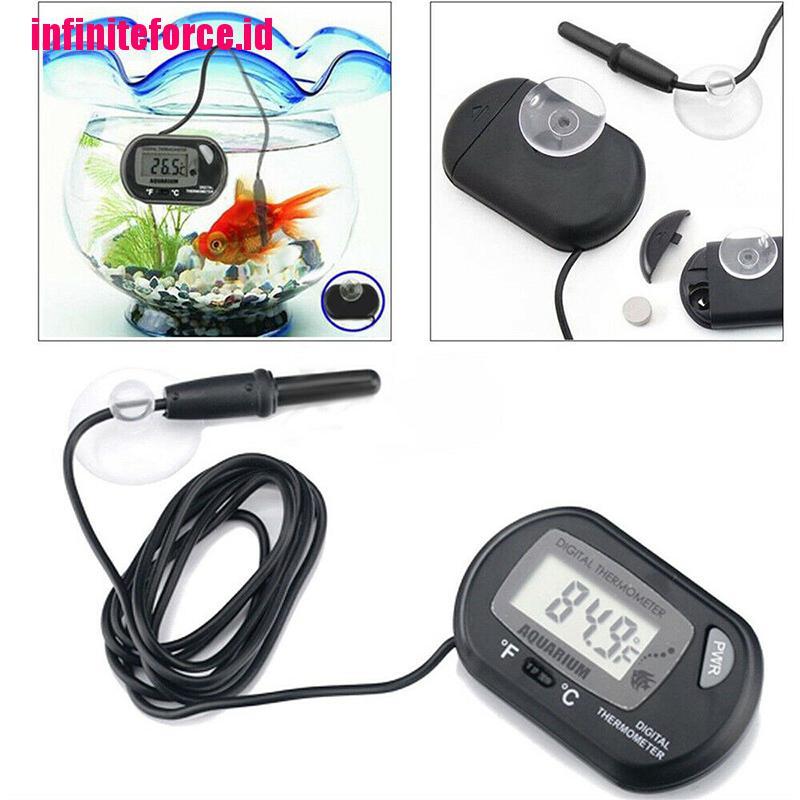 [IN*]1pc Digital LCD Fish Tank Thermometer Aquarium Probe Water Temperature Monitor