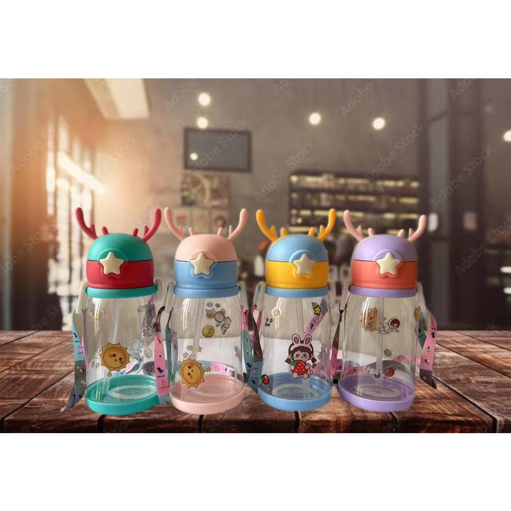 Botol minum tanduk rusa Lucu 600ml