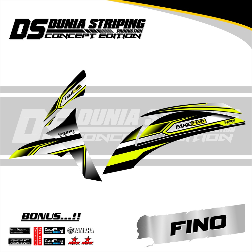 Sticker Striping Fino FI List Variasi DS-02