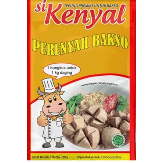 

sikenyal tepung perenyah 20 gr