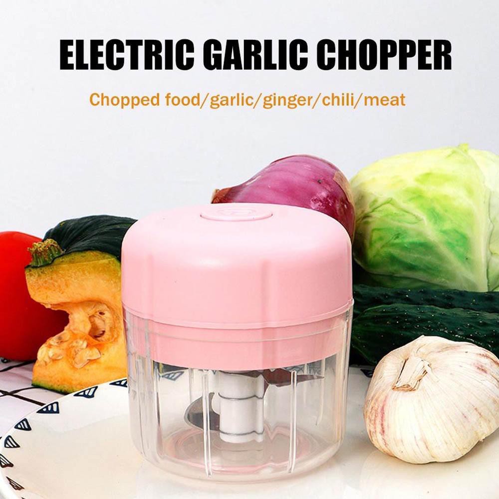 Mini Blender Elektrik Otomatis - Meat Grinder Garlic Machine / mesin penggiling daging 30001