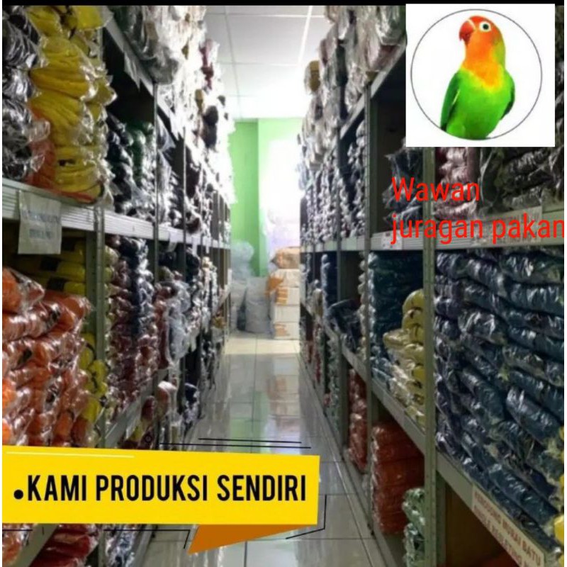 krodong lovebird, kerodong kandang kapsul doubel rit, krodong tebal