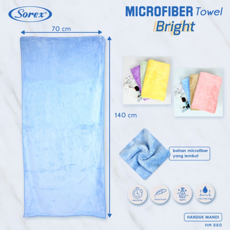 Sorex Towel HM 880/881 handuk mandi dewasa microfiber