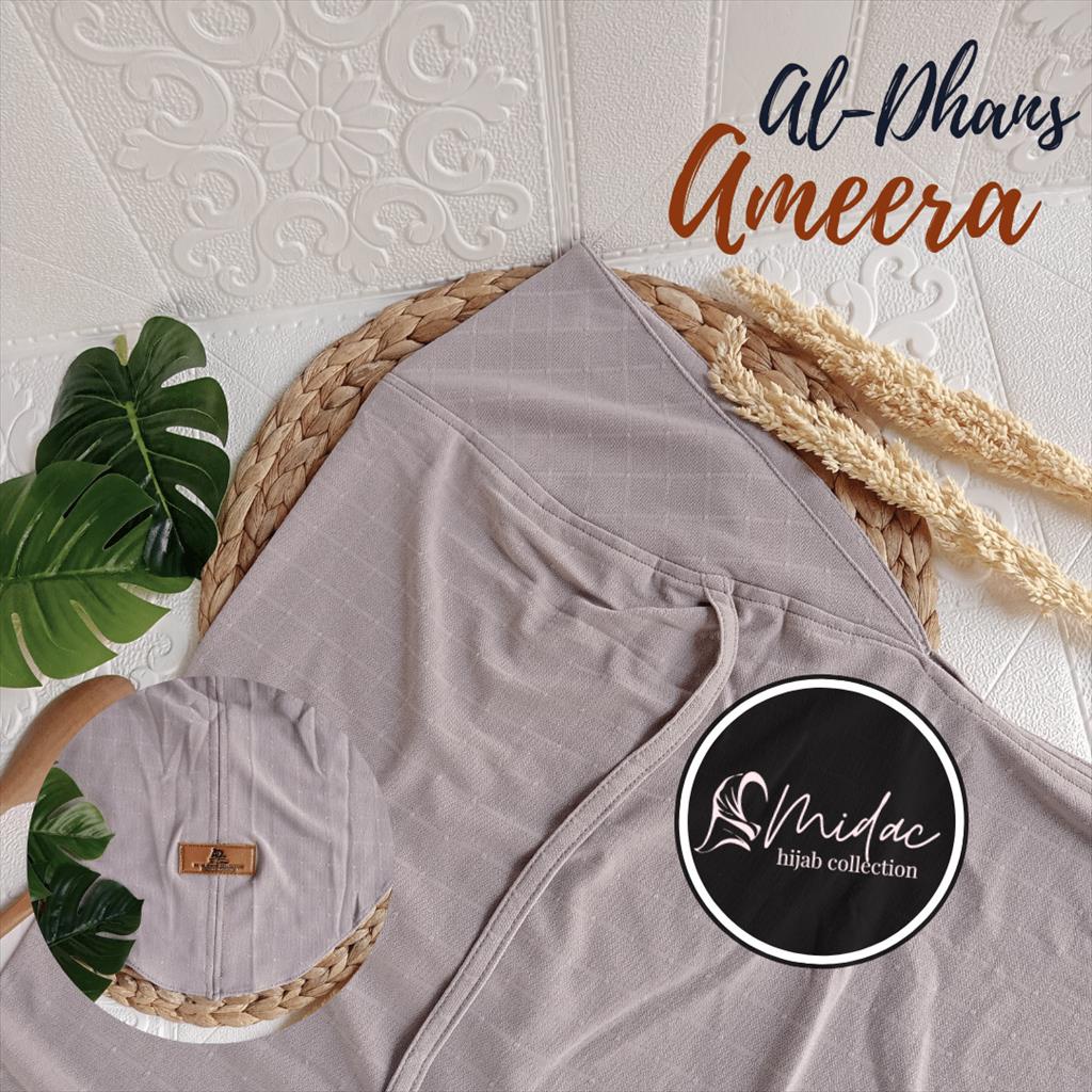 (Original Al-Dhans) Hijab Instan Bergo Ameera by Al-Dhans - Jersey Ameera