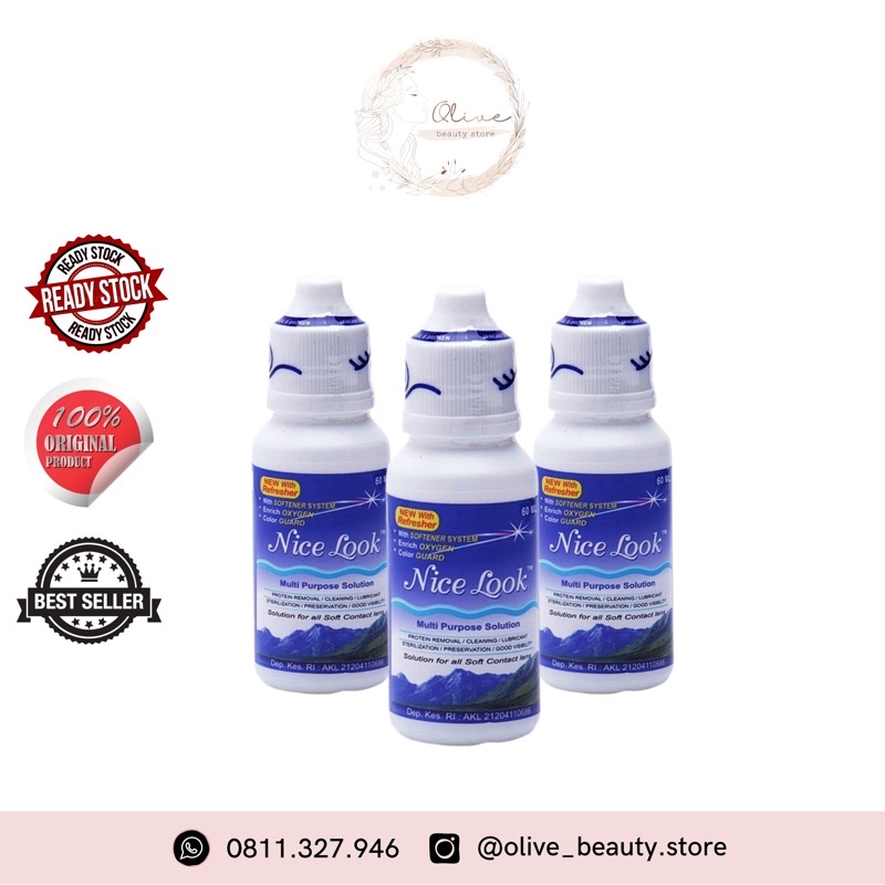 Nice Look ( Cairan Softlens )