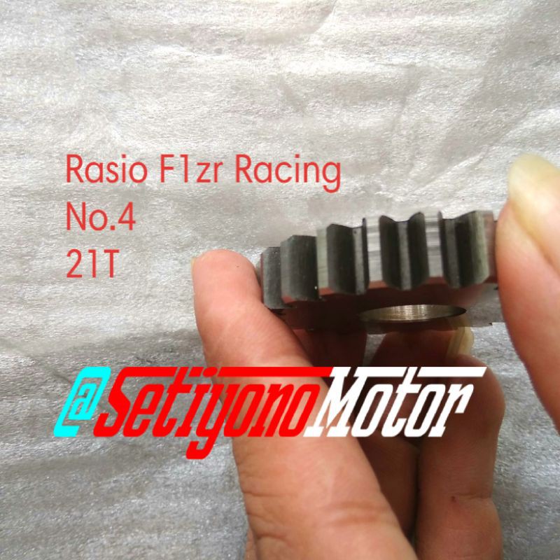 Gigi Gear Rasio Racing F1zr Nomor 4 21T PNP