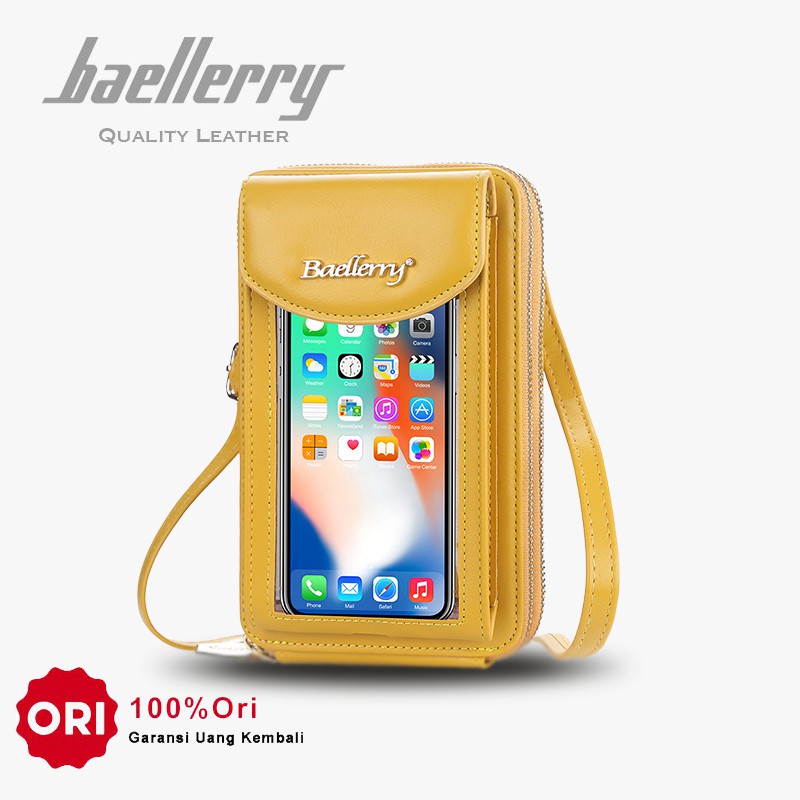 BAELLERRY N5016 Tas Selempang Wanita Dompet Panjang Wanita Dompet Handphone Sling Bag WATCHKITE WKOS