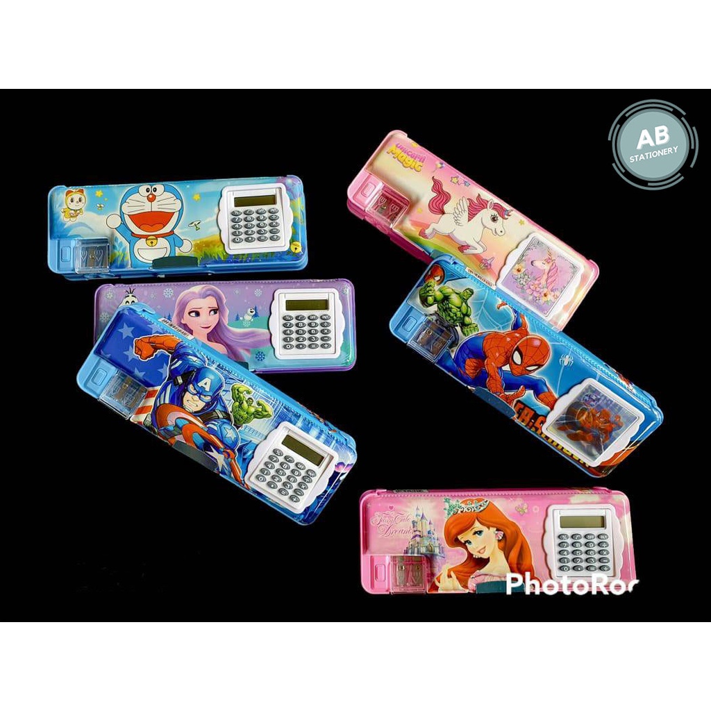 

Tempat / Kotak Pensil Magnet dengan Kalkulator seri JC-776