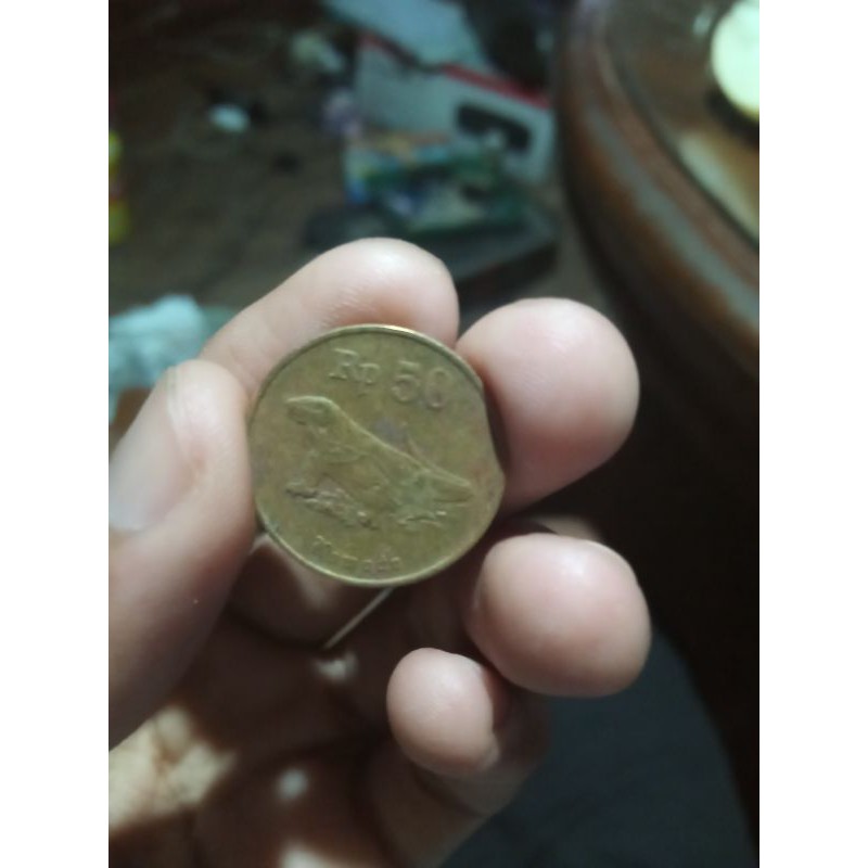 uang 50 koin komodo