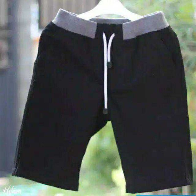 (BIG SIZE) Celana Chino Pendek Pria mick pinggang karet rip