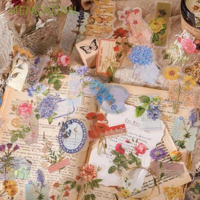 

UJ769 40 pcs Stiker Alat Tulis Sekolah Gaya Retro Vintage Untuk Dekora