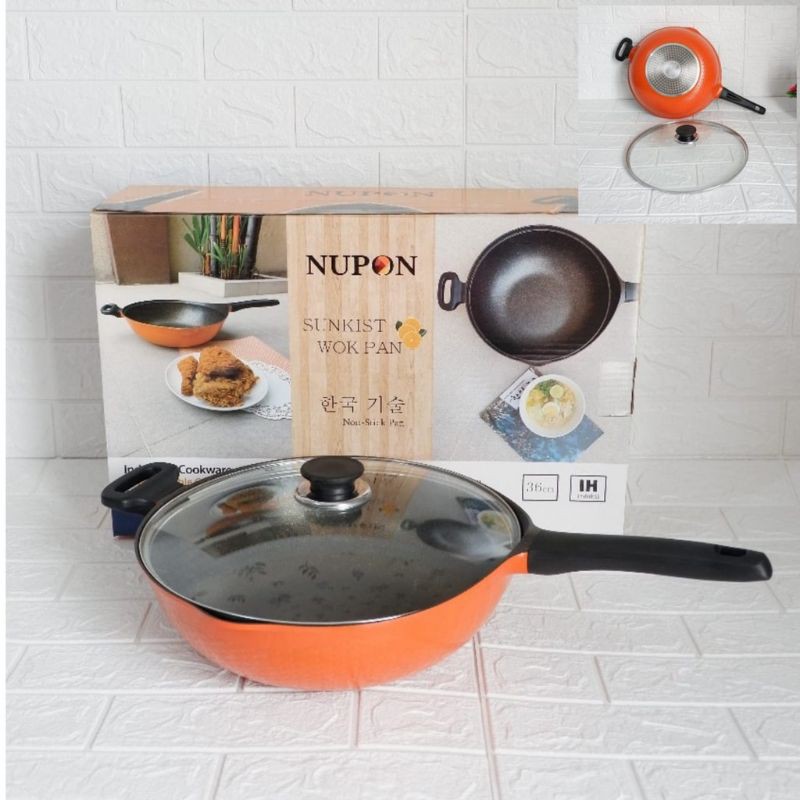 Wajan Wok Pan NUPON 28cm marble coating