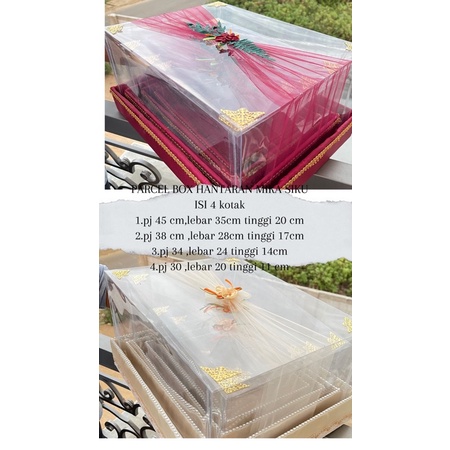 isi 4(1set) parcel box hantaran mika