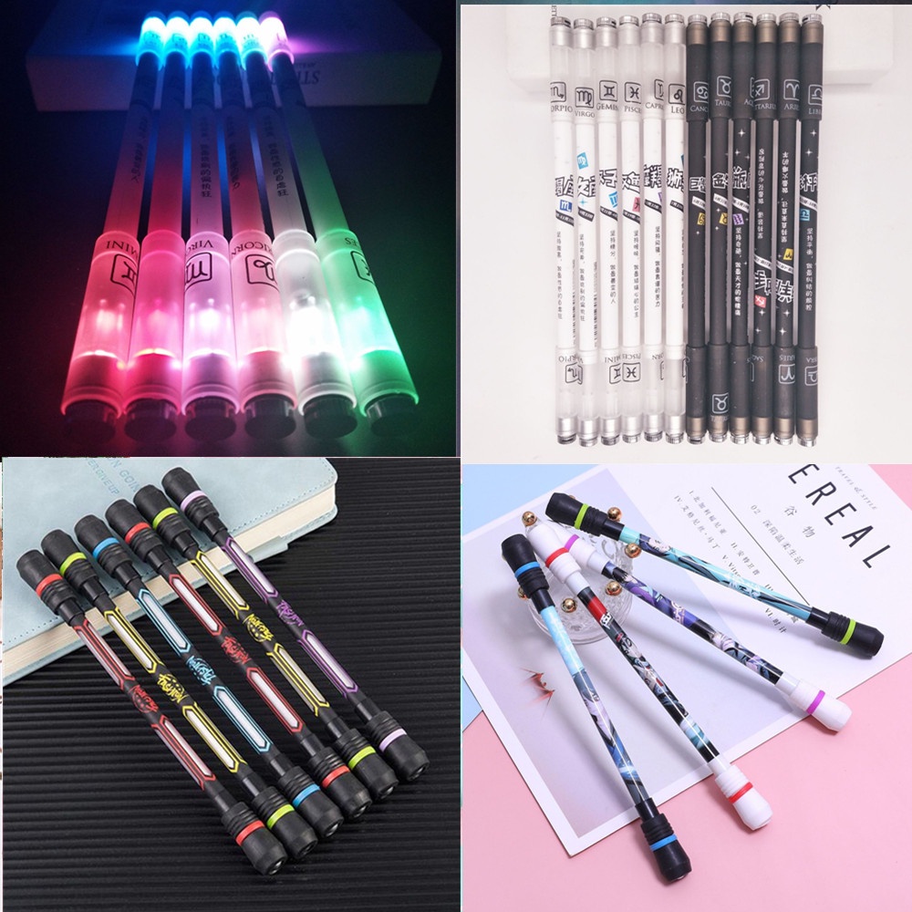 1pc Pen Balance Led 12 Rasi Bintang Flexible Untuk Pelajar