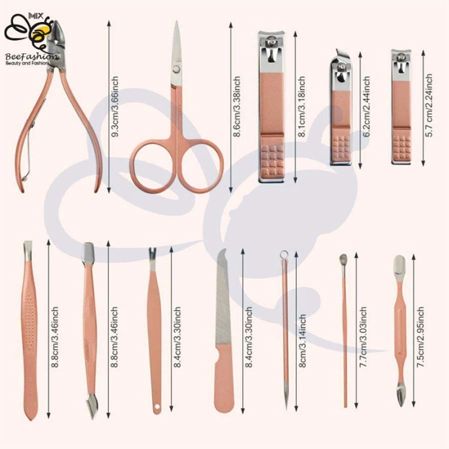 Peralatan Kecantikan Kuku Nail Art Manicure Padicure - 18Set