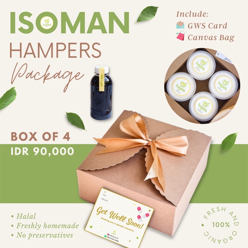 

ISOMAN Hampers Package Immune Booster Covid Box of 4