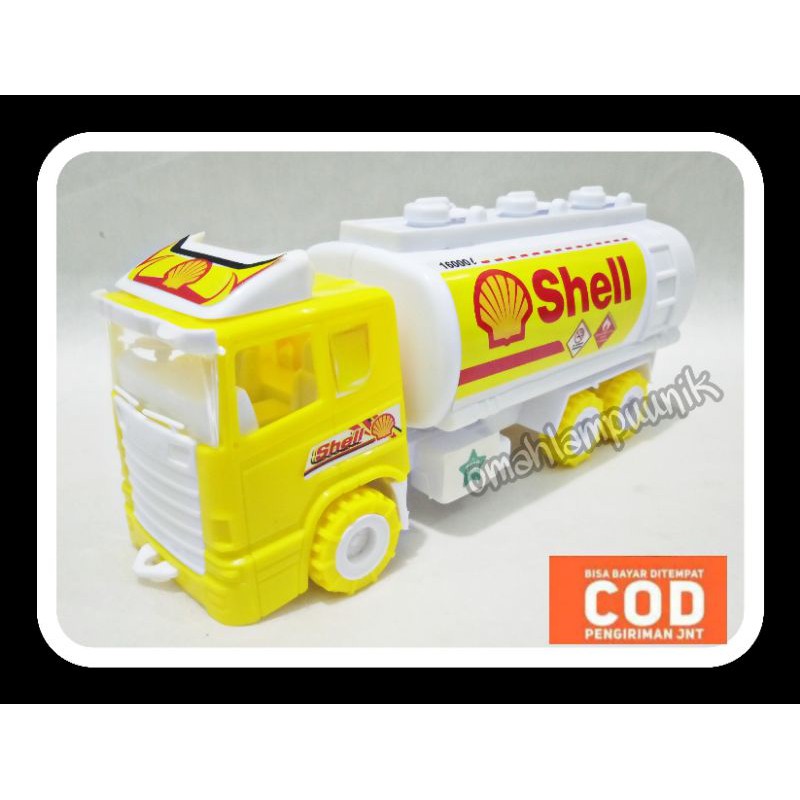MAINAN ANAK MOBIL TRUCK TANGKI BBM/ TRUCK TANGKI PERTAMINA/MOBIL TRUCK TANGKI MURAH