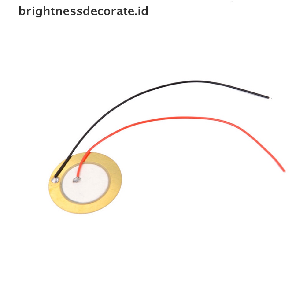 10pcs Disk Drum Trigger Sensor Suara 27mm Dengan Kabel Tembaga Piezo Elements