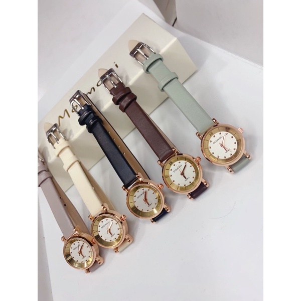 Jam Tangan WANITA RJ-005 Vintage Gaya Analog Import Korea