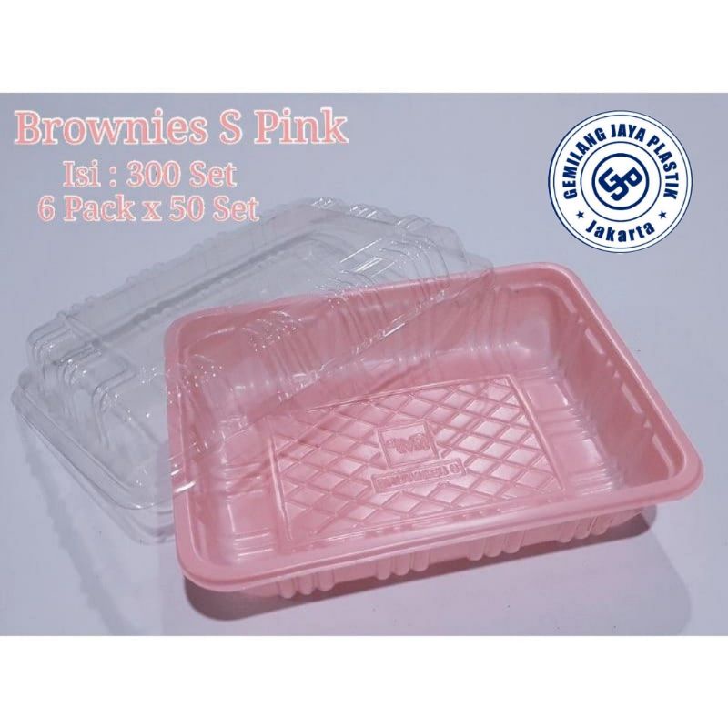 Mika Brownies S/Box Brownies / Kotak Brownies / Mika Kue / Kotak Kue @10 Set